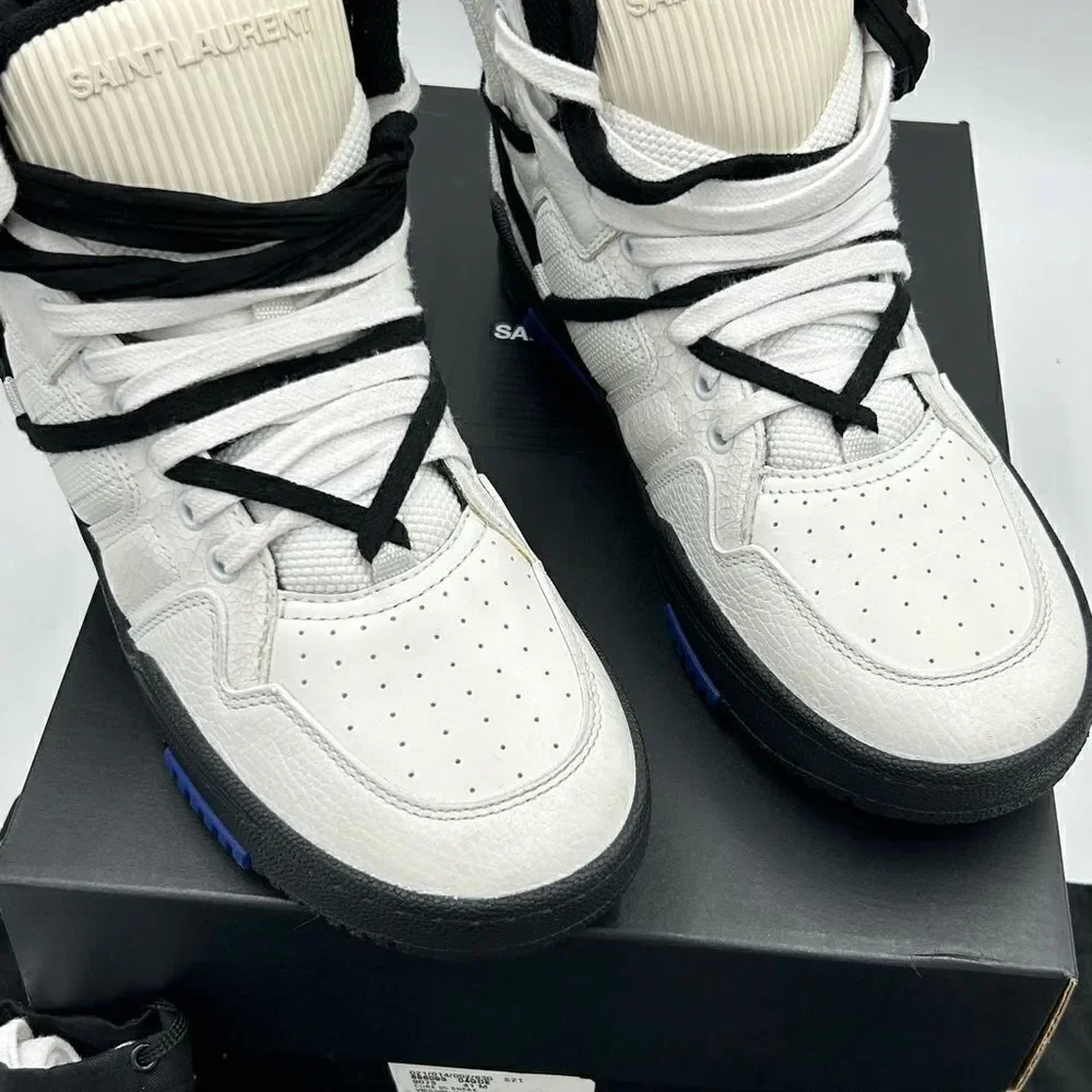 Men’s Saint Laurent cure 05 mid top sneakers size 41 made in Italy